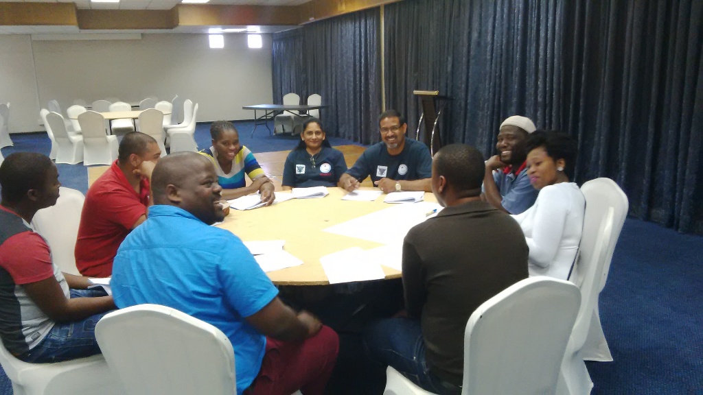 Delegates at the Holiday Inn